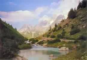 obr.1 - údolí Val Veny