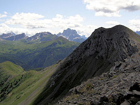 obr.4 - Col di Lana z Monte Sief