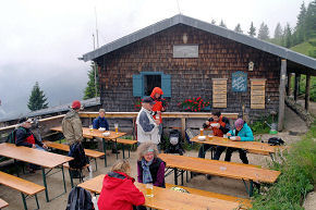 obr.1 - Brunnenkopfhütte (1602 m)