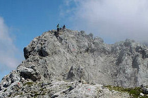 obr.8 - Vlastní vrchol Hinterer Tajakopf (2408 m)