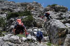obr.5 - Via ferrata Ettore Bovero