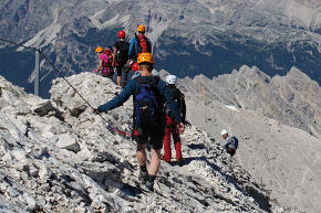 obr.10 - Via ferrata na Ivano Dibona